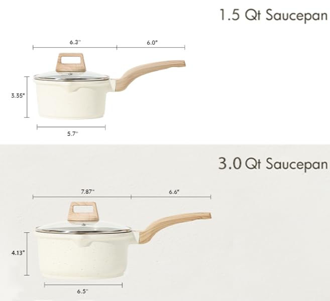 CAROTE nonstick coating close-up shows easy release for cooking with less oil.