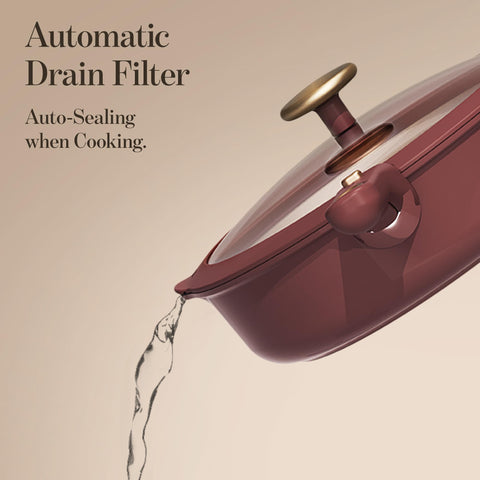 CAROTE silicone lids and accessories — included lids expand cooking versatility.