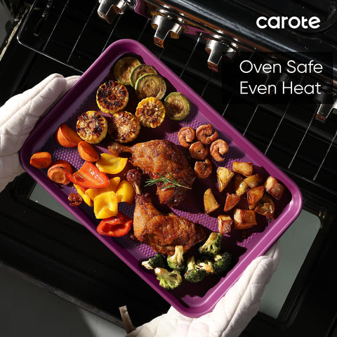 CAROTE stackable bakeware saves cabinet space