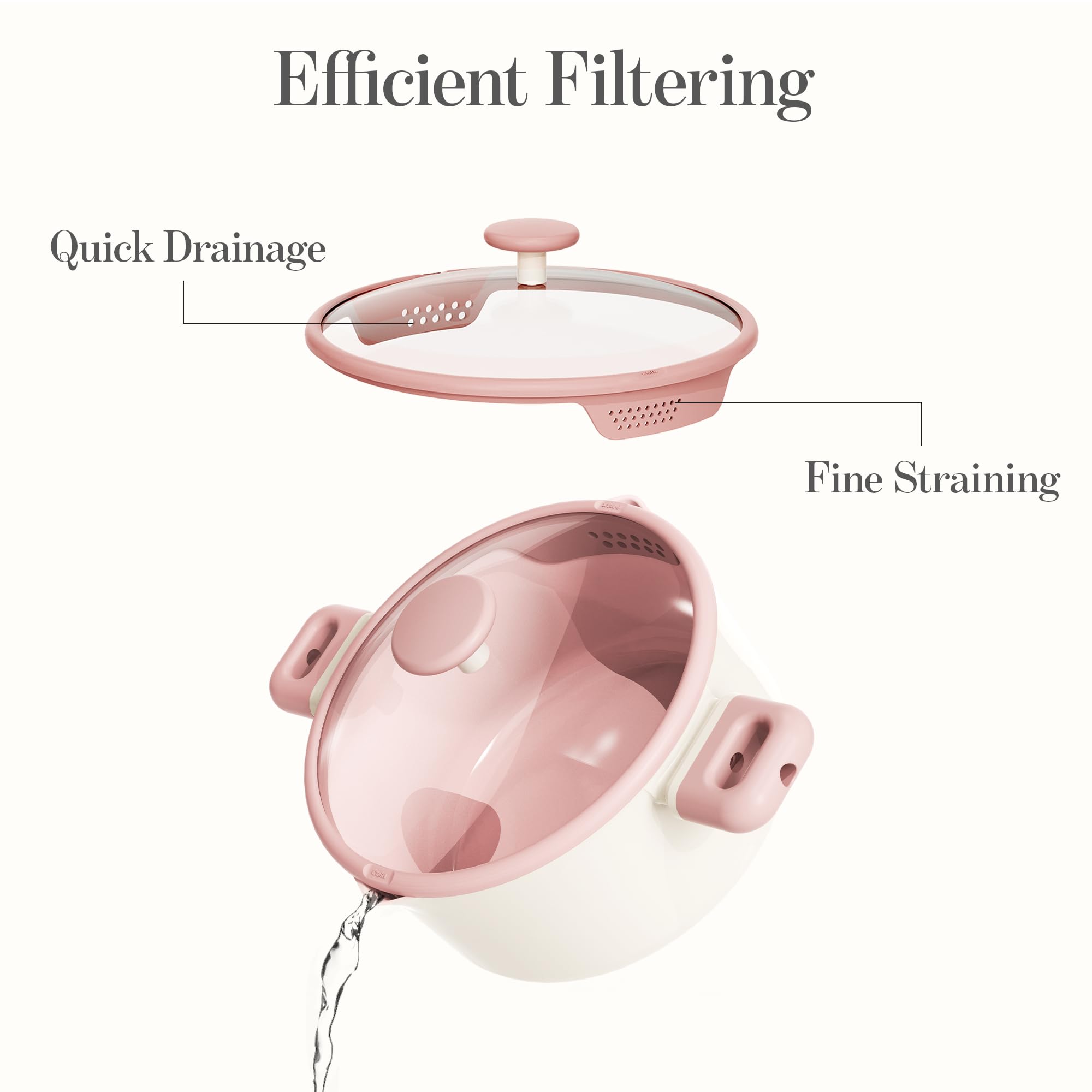 CAROTE stock pot boiling water demonstrates rapid heat-up performance
