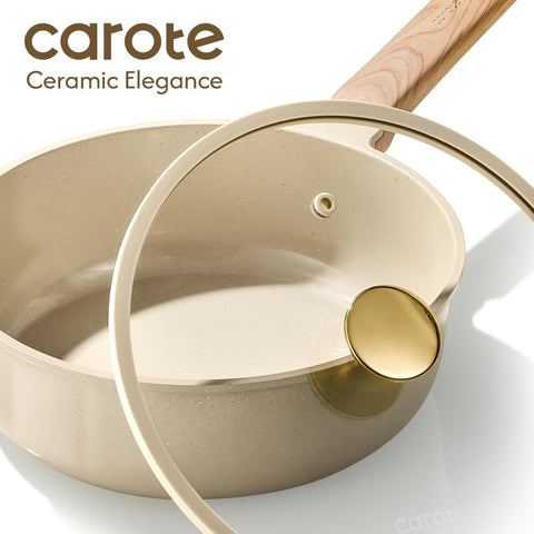 CAROTE stockpot with lid ideal for family-sized soups