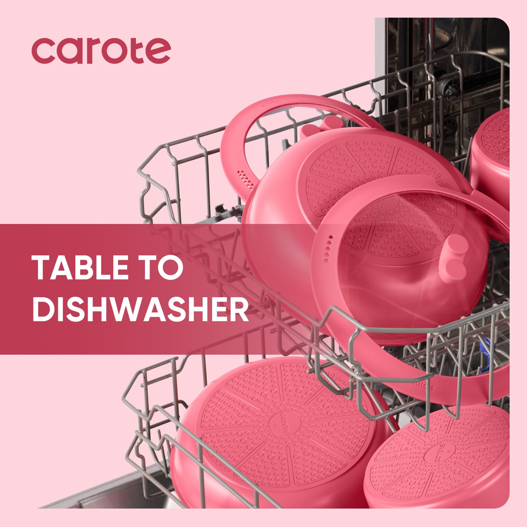 CAROTE durable set from stovetop to table for versatile use