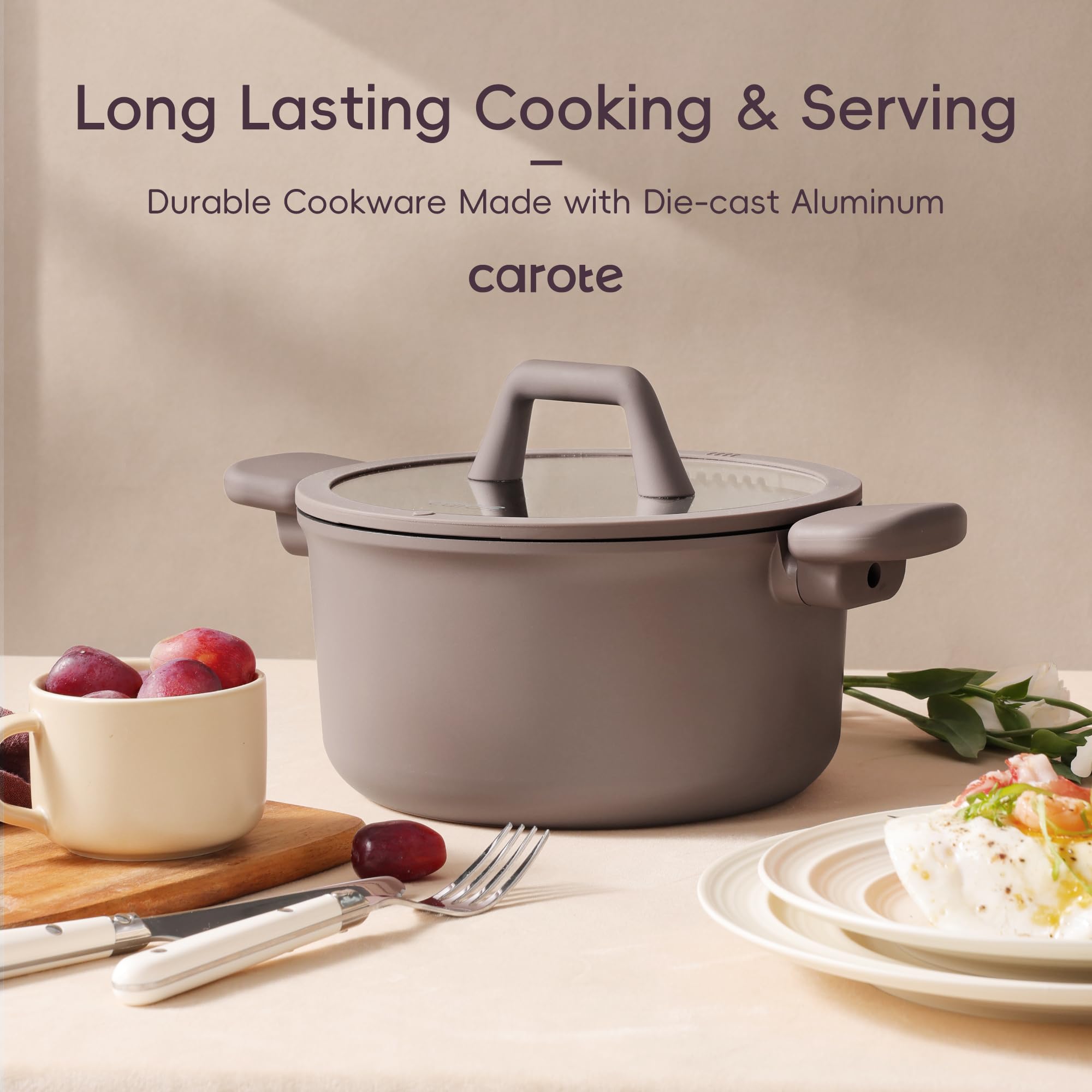 CAROTE large stockpots perfect for soups and stews.