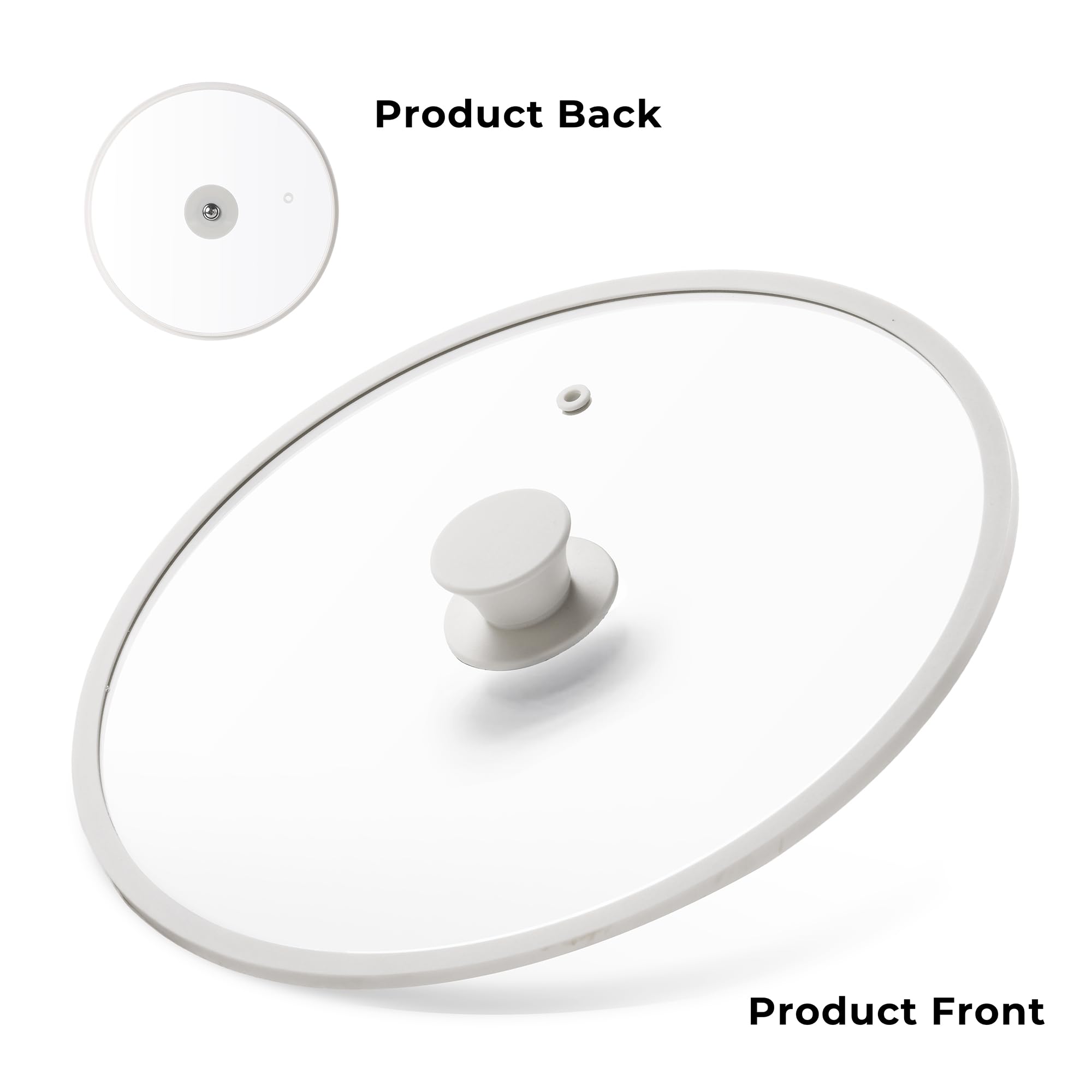 CAROTE tempered glass lid offers clear view while monitoring food