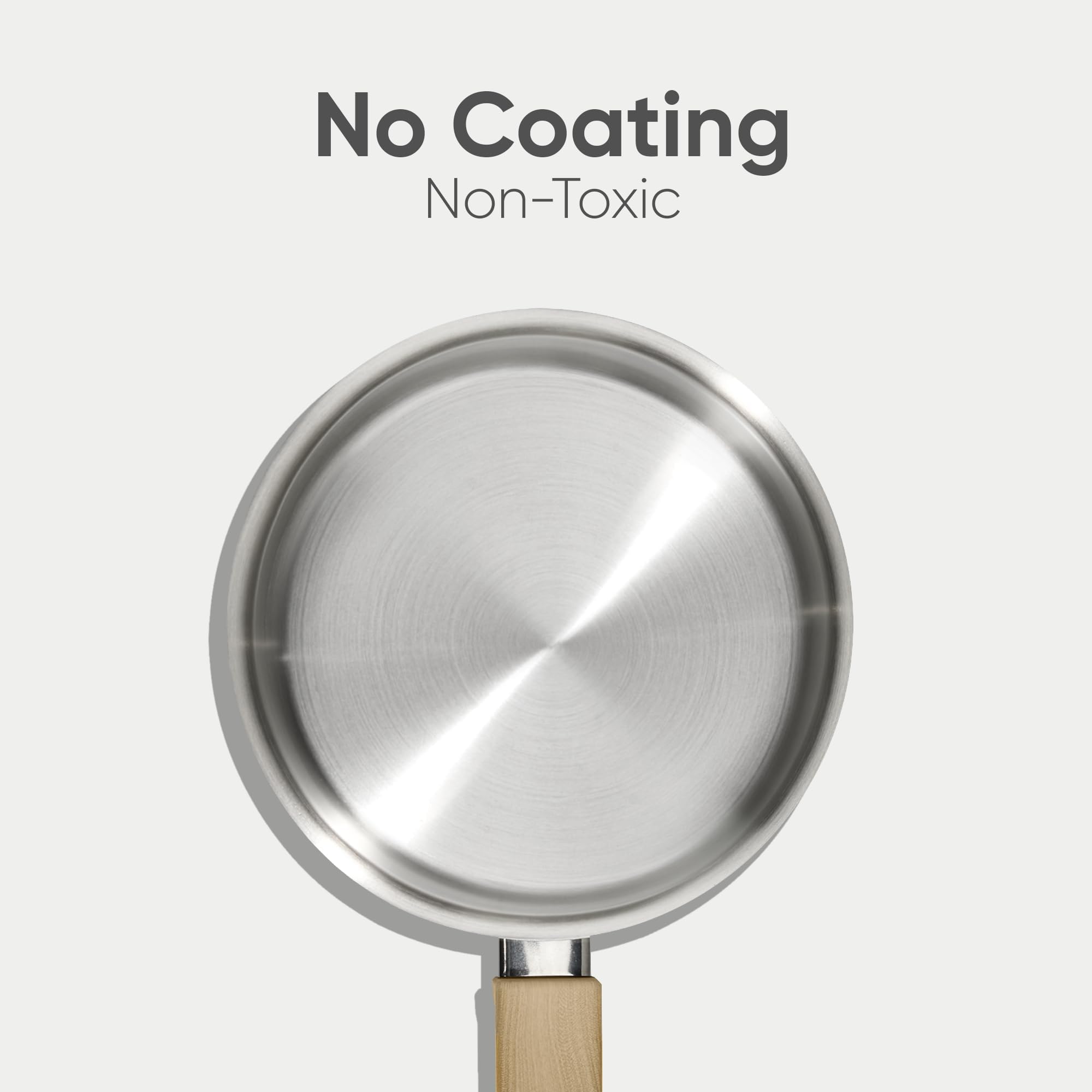 CAROTE tempered glass lid close-up for clear monitoring during cooking.