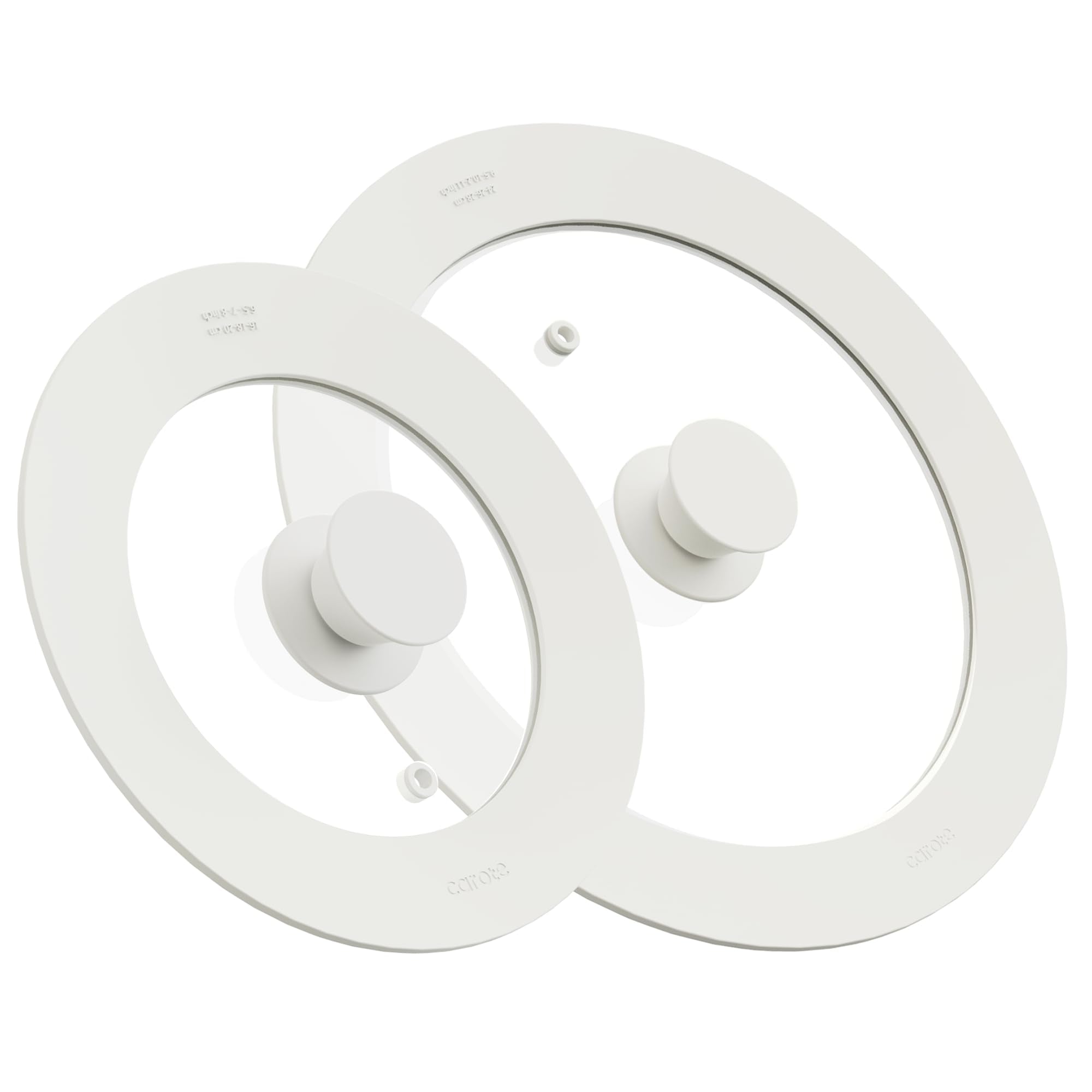 Carote universal silicone lid for 6-8 inch pots, space-saving design.