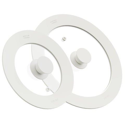 Carote universal silicone lid for 6-8 inch pots, space-saving design.