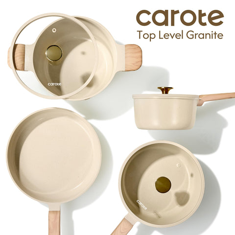 CAROTE utensils and pan protectors for tidy storage