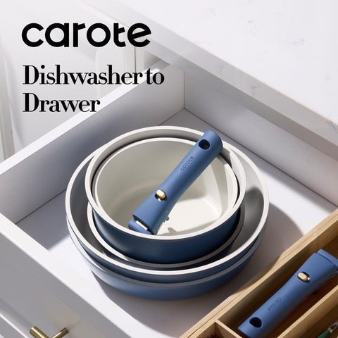 CAROTE utensils and protectors included for organized storage.
