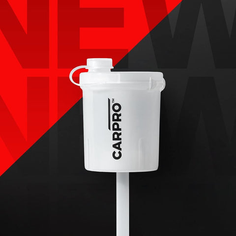 CARPRO Measure shows 28mm threaded-bottle compatibility for easy dilutions.