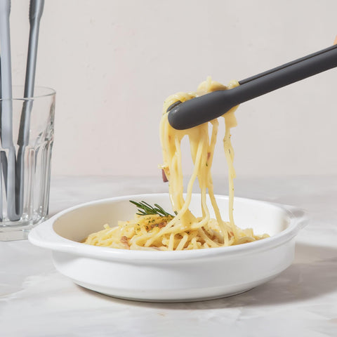 Carrotez 9.25-inch tongs ideal for safe reach and precise plating