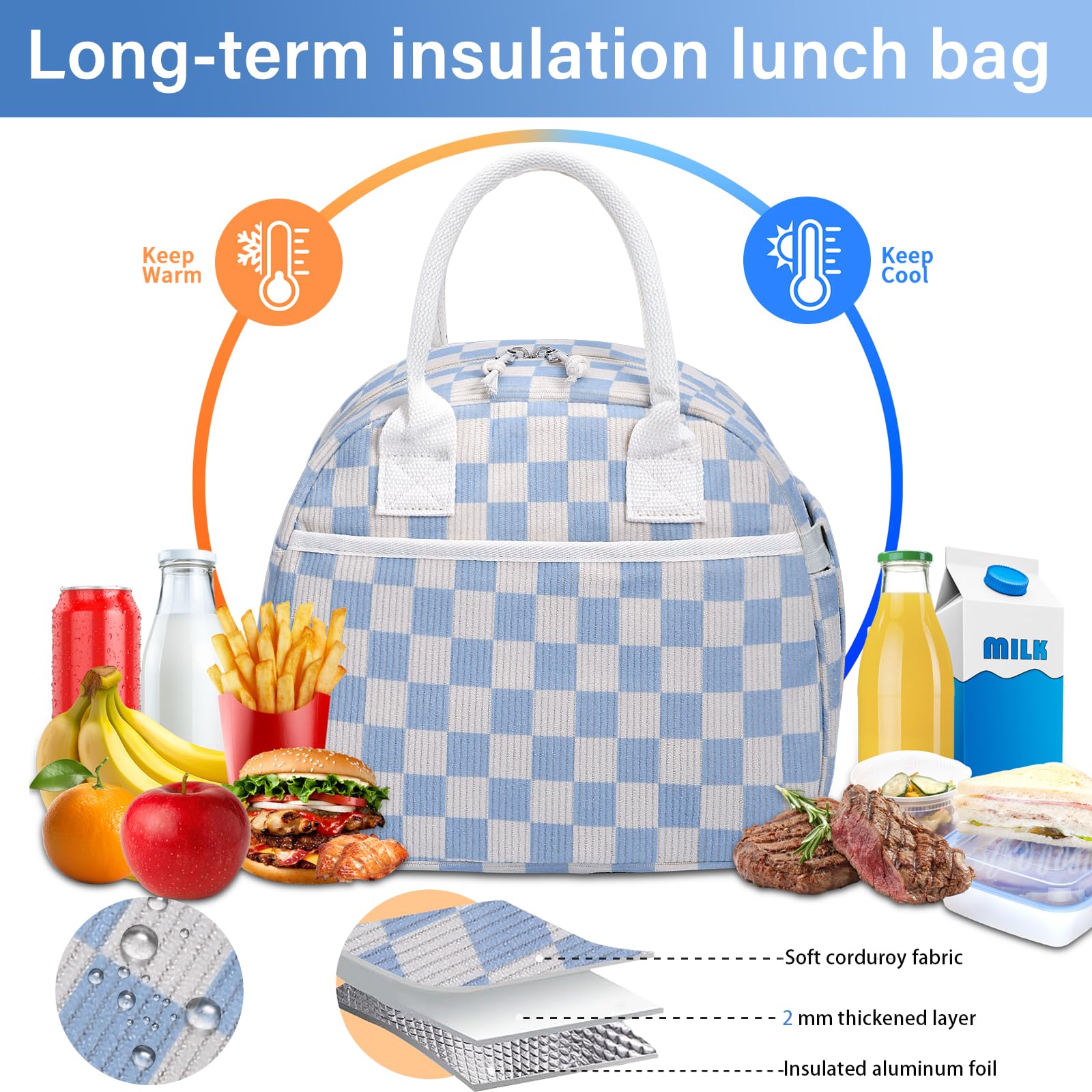 Carry bloom durable zipper ensures smooth closure and long-lasting use