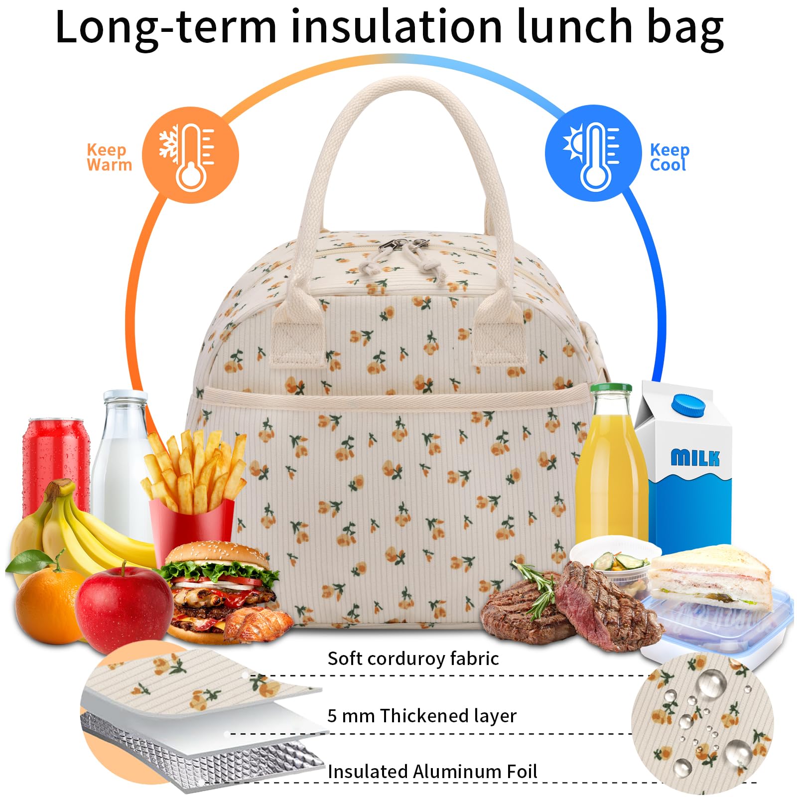 Carry bloom features durable zippers and reinforced handles for daily use.
