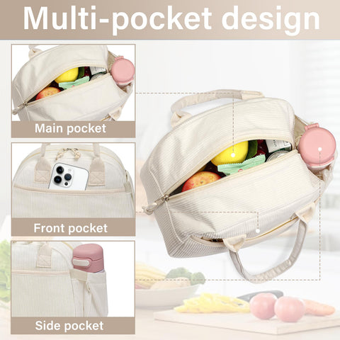 Carry bloom lunch box waterproof outer material resists spills