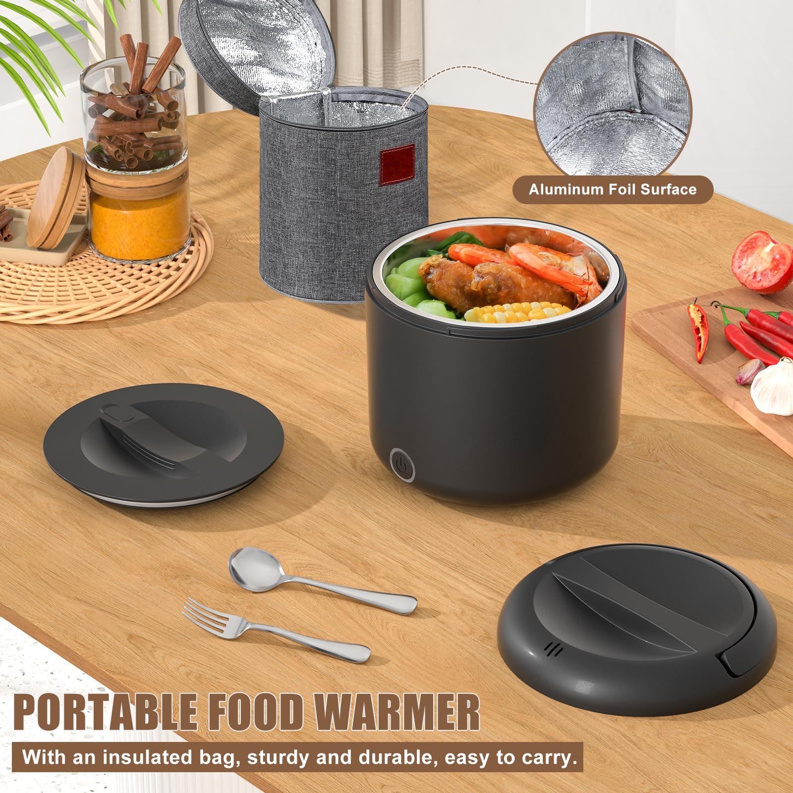 Carsolt lunch box parts are dishwasher-safe for easy cleaning