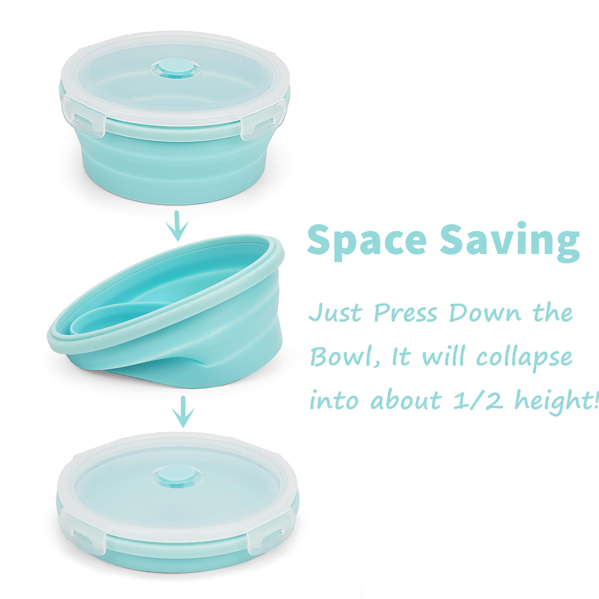 CARTINTS airtight snap-on lids on blue containers securing fresh food