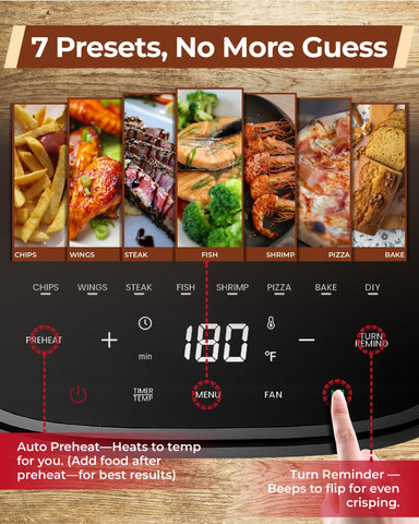 CARTMAN 5-level adjustable airflow enables faster, quieter cooking for everyday meals.