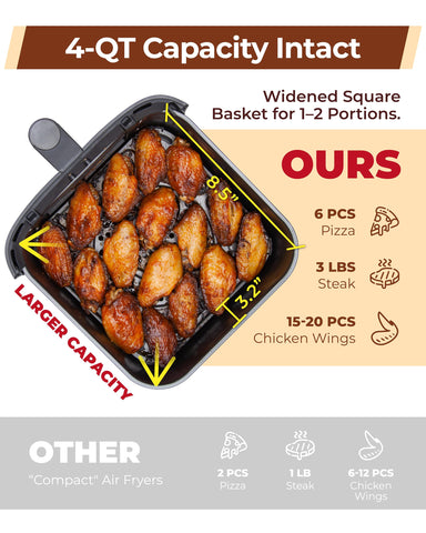 CARTMAN crisper tray highlights crisp results for snacks and small meals, quickly and evenly.