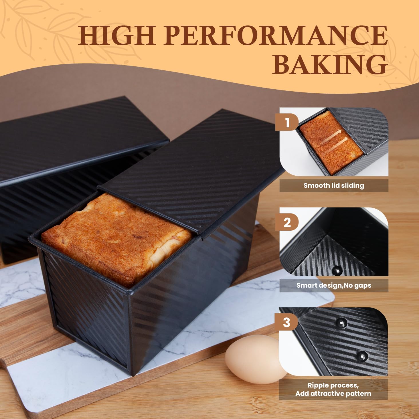 Cartman silicone pastry brush for even glaze application on loaves.