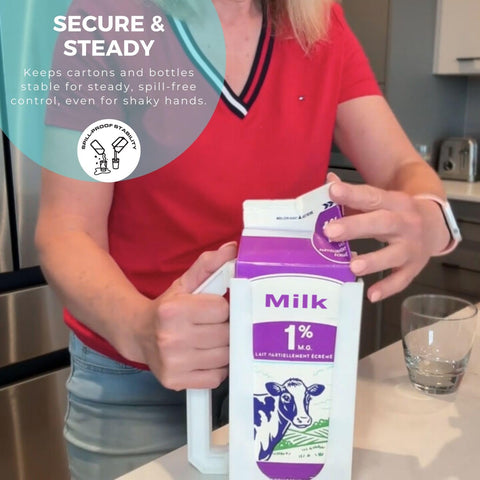 Carton Caddy XL easy-clean surface for quick maintenance.