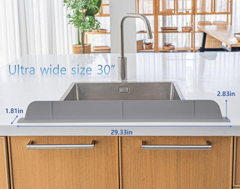 Casa Starlet large-sink coverage minimizes mess during rinse and stack tasks.