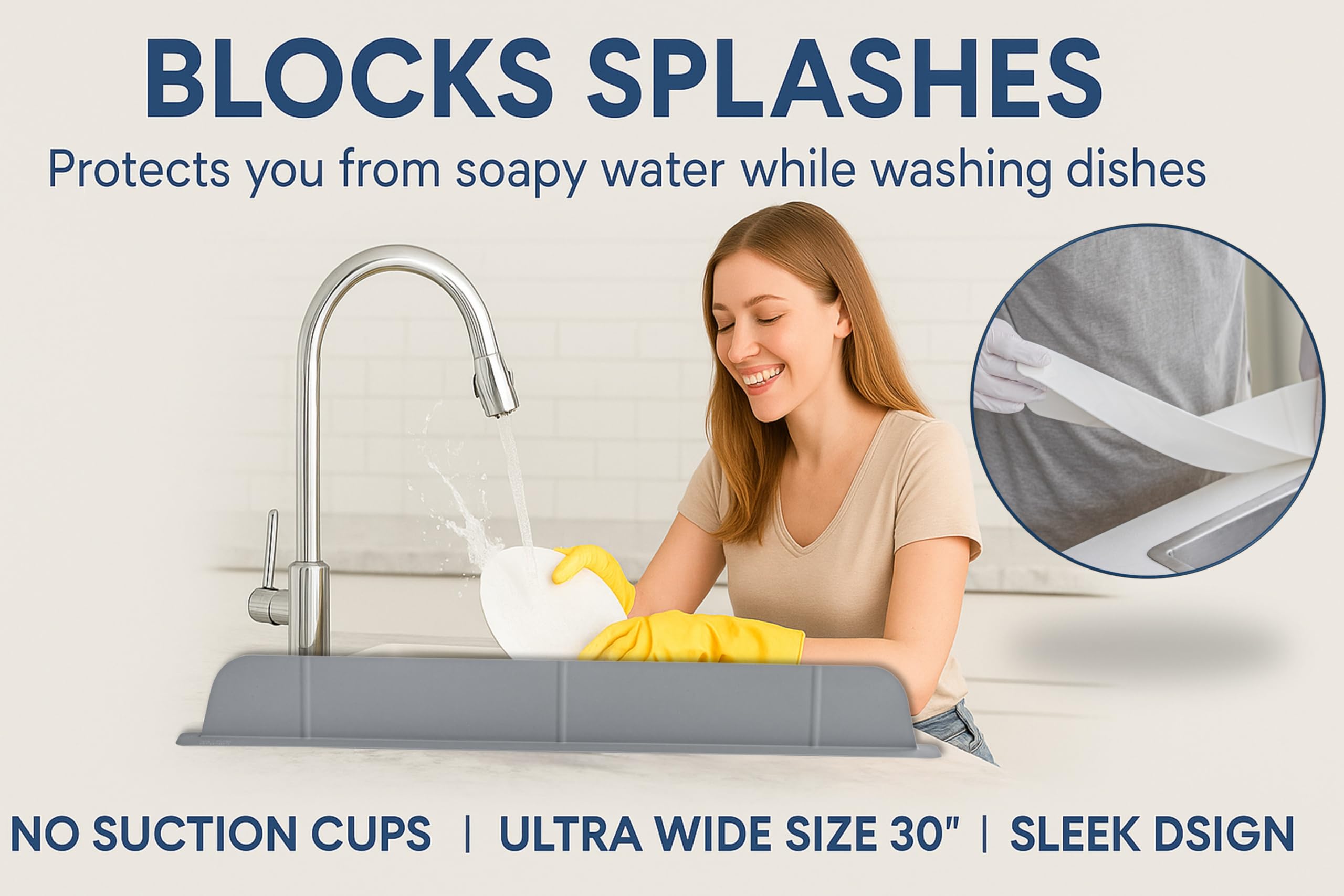 Casa Starlet reusable kitchen guard protects clothes across multiple tasks.