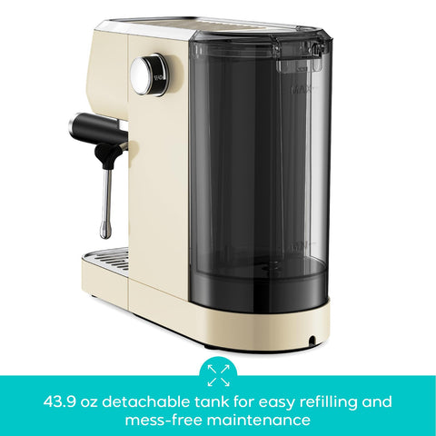 CASABREWS 3700 included filter baskets for single or double shots.