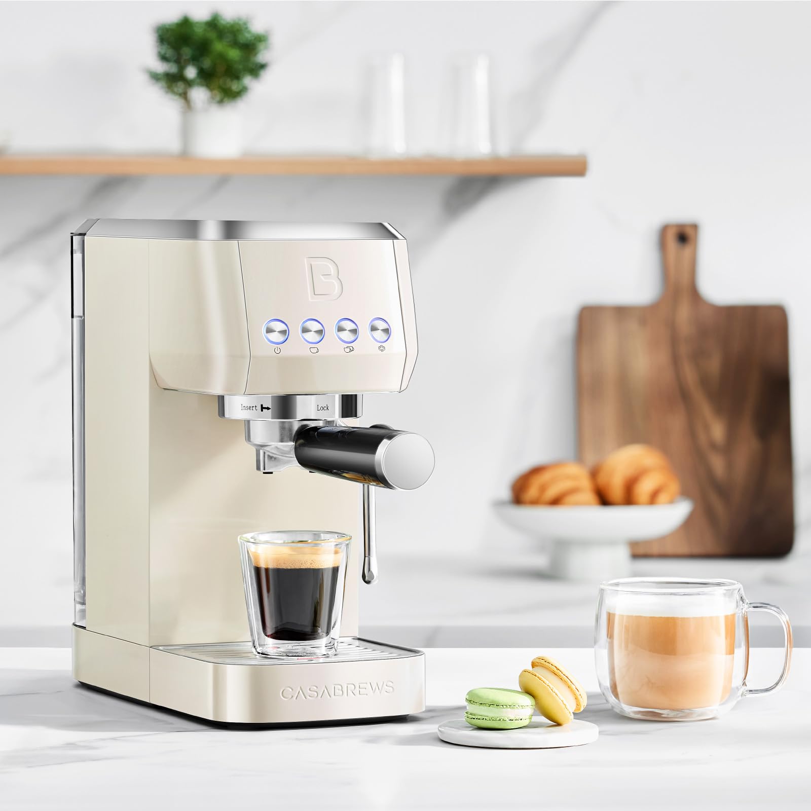 CASABREWS 3700 stainless steel body with durable finish.