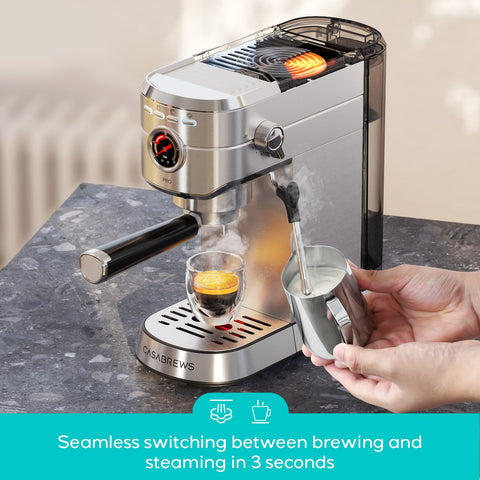 CASABREWS 5418 PRO rapid heat enables brew-ready moments