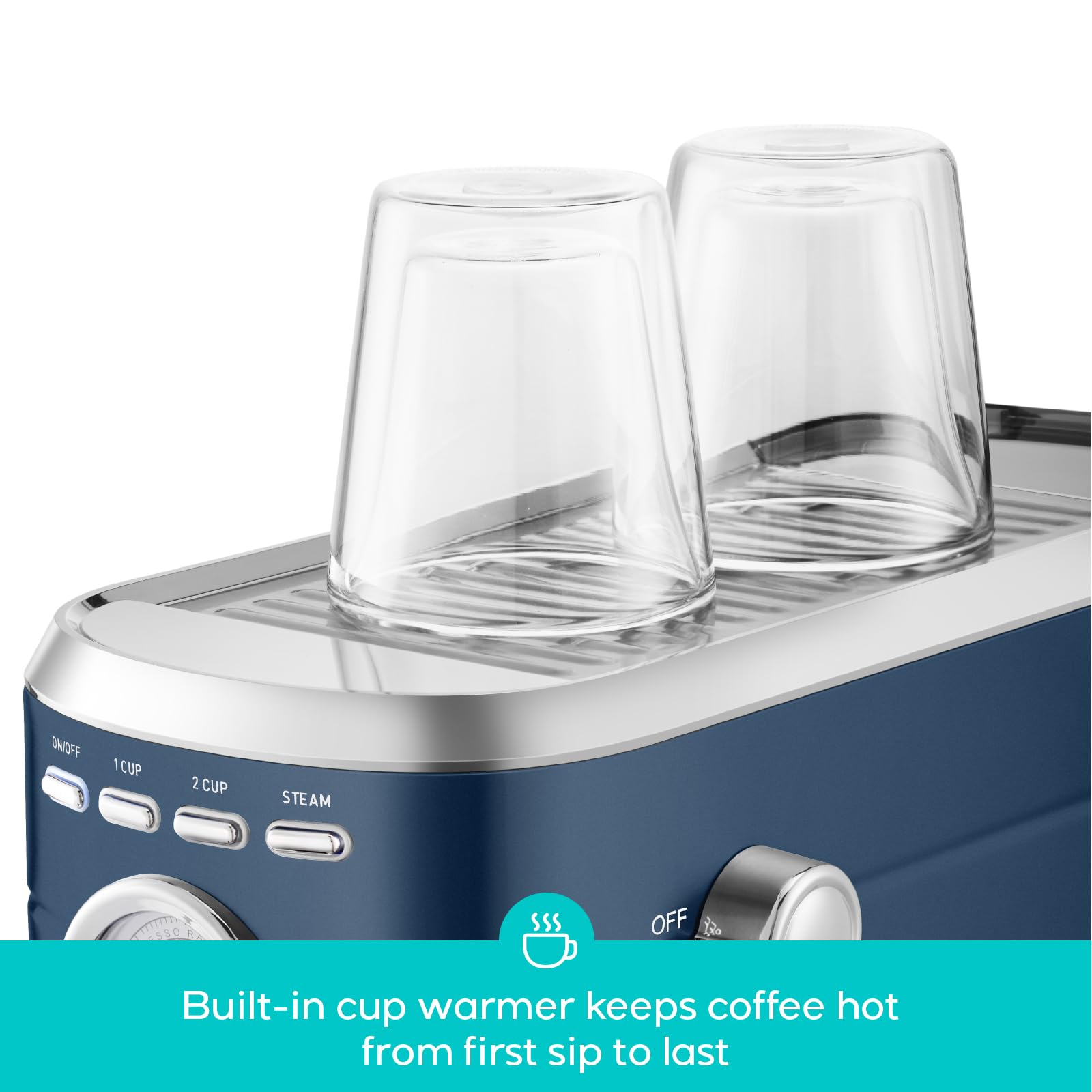 Casabrews crema closeup highlights rich crema on each shot.