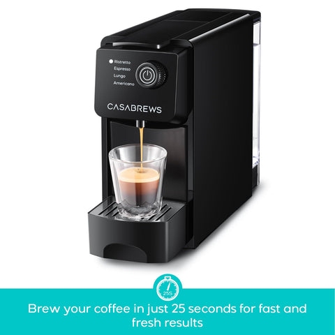 CASABREWS CM7036E 21 oz removable water tank for multiple cups.