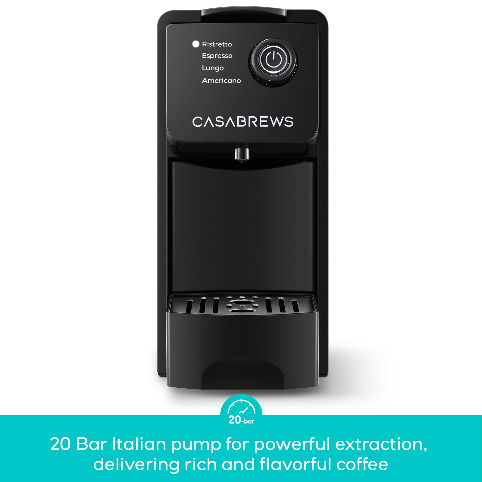 CASABREWS CM7036E ultra-slim design fits small kitchens and desks.