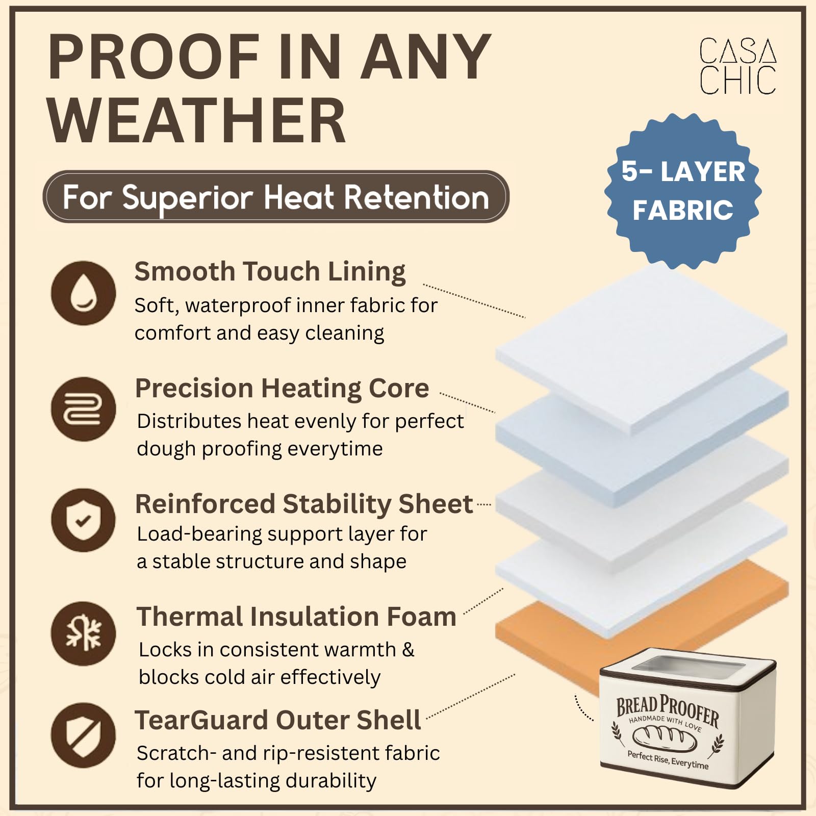 CasaChic dough-scraper-stainless-steel aids clean cuts and smooth dough handling