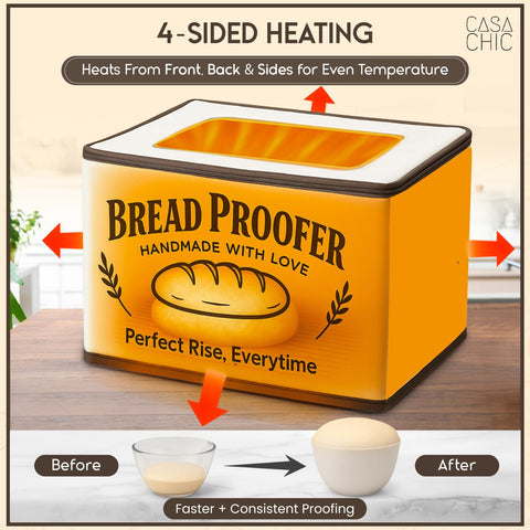 CasaChic water-tray-for-proofing maintains humidity with minimal setup
