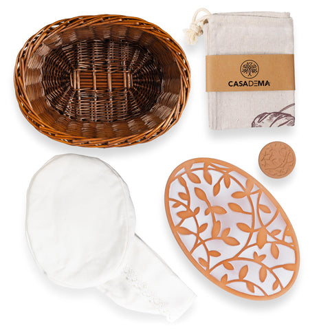 CASADEMA flax-linen-bread-bag protects crusts while serving.