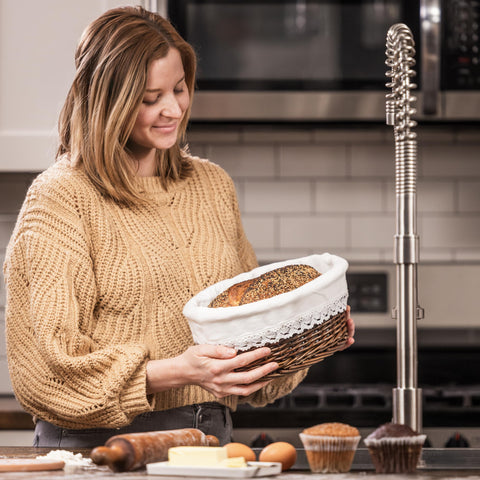 CASADEMA serving-basket elevates brunch and dinner table settings.