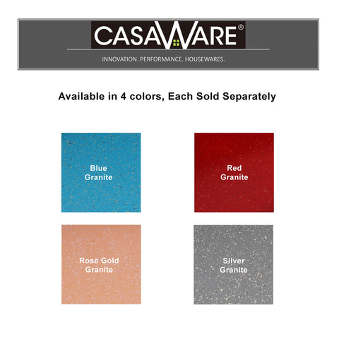 CasaWare Grande Lasagna Roaster cleans easily with a quick wipe after baking.