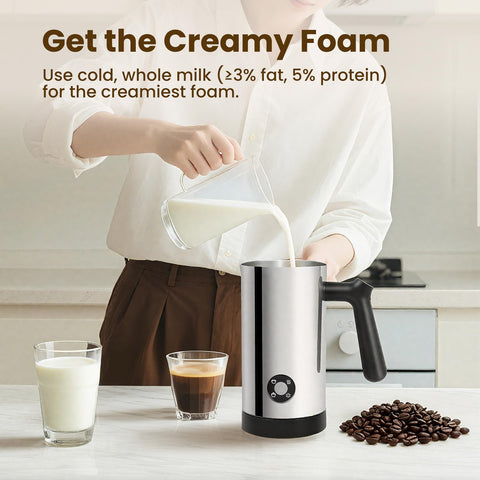 Casimhu cold-foam demo captures refreshing foam for iced drinks.