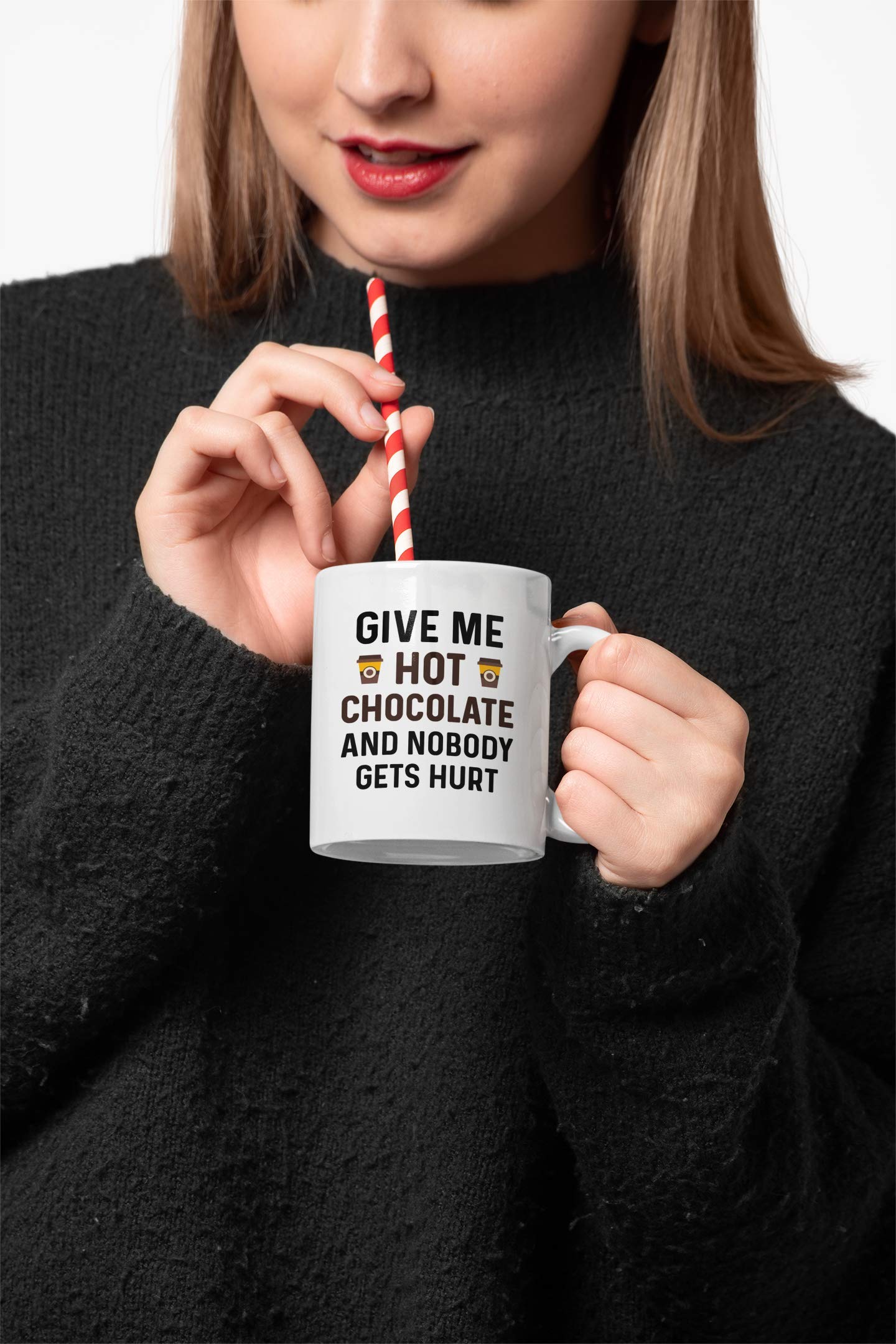 Casitika funny mug in holiday setting adds charm to winter gatherings.