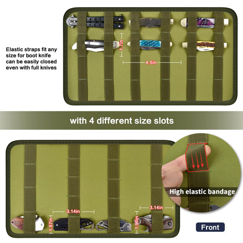 casmilee knife display case interior dividers demonstrating flexible storage