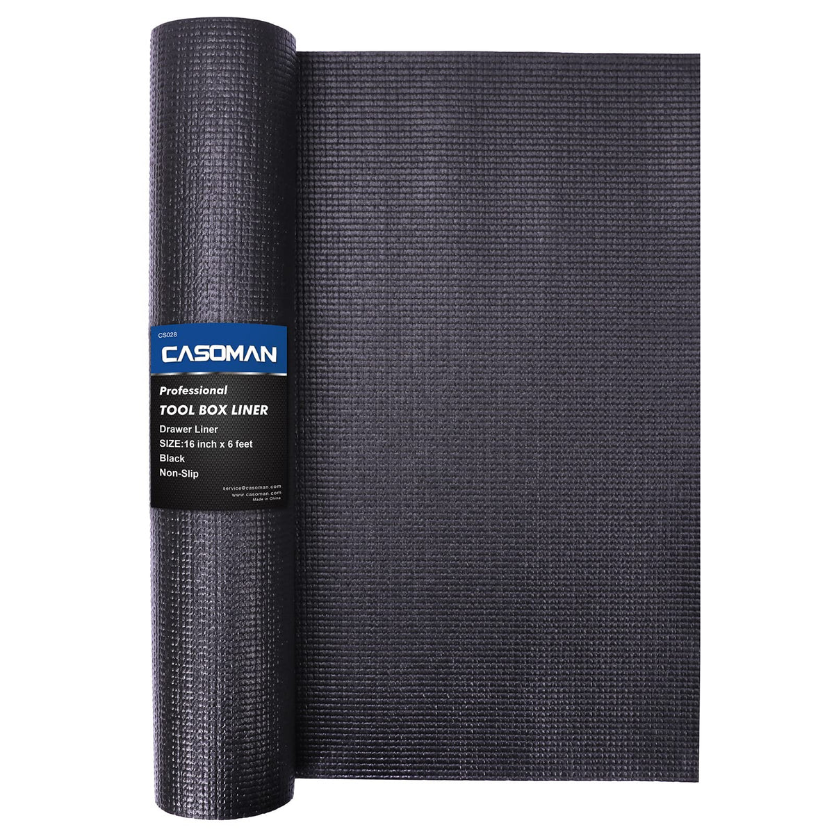 CASOMAN toolbox liner with textured grip protecting tools from scratches.