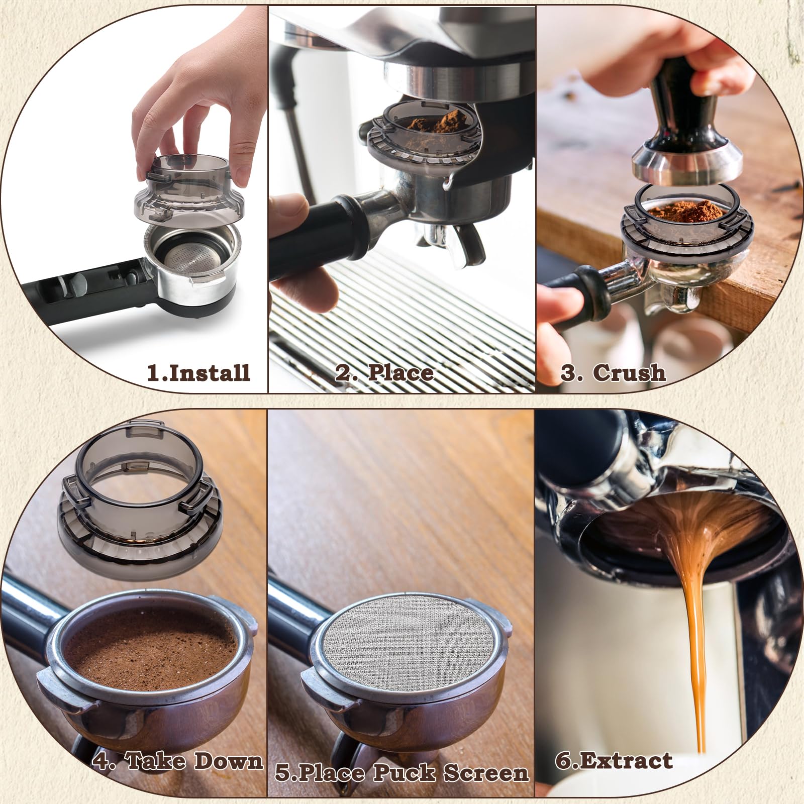 Catcan no-mess solution for grounds keeps countertops clean