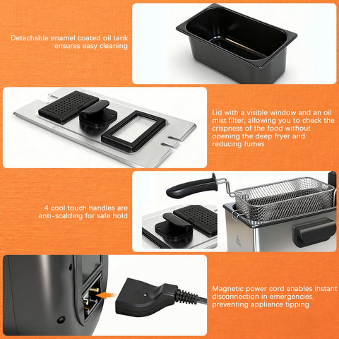 Cattleman Cuisine safety features include a temperature limit shut-off for peace of mind.