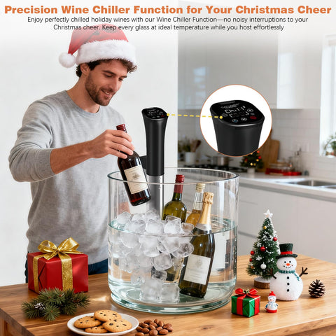 Cattleman Cuisine immersion circulator in water bath delivering even cooking.