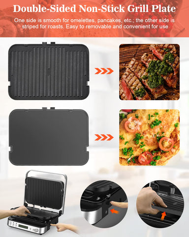 CATTLEMAN CUISINE meat thermometer probe helps monitor doneness without guesswork