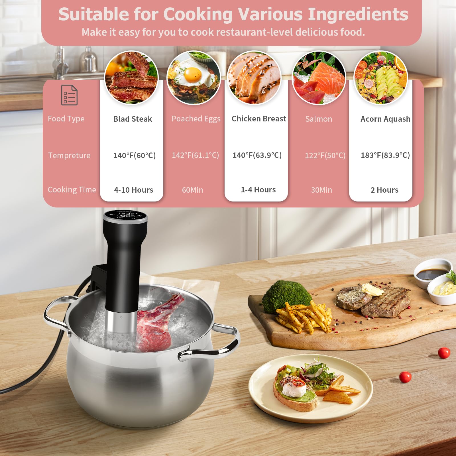 Cattleman Cuisine 3D water circulation ensures even heat