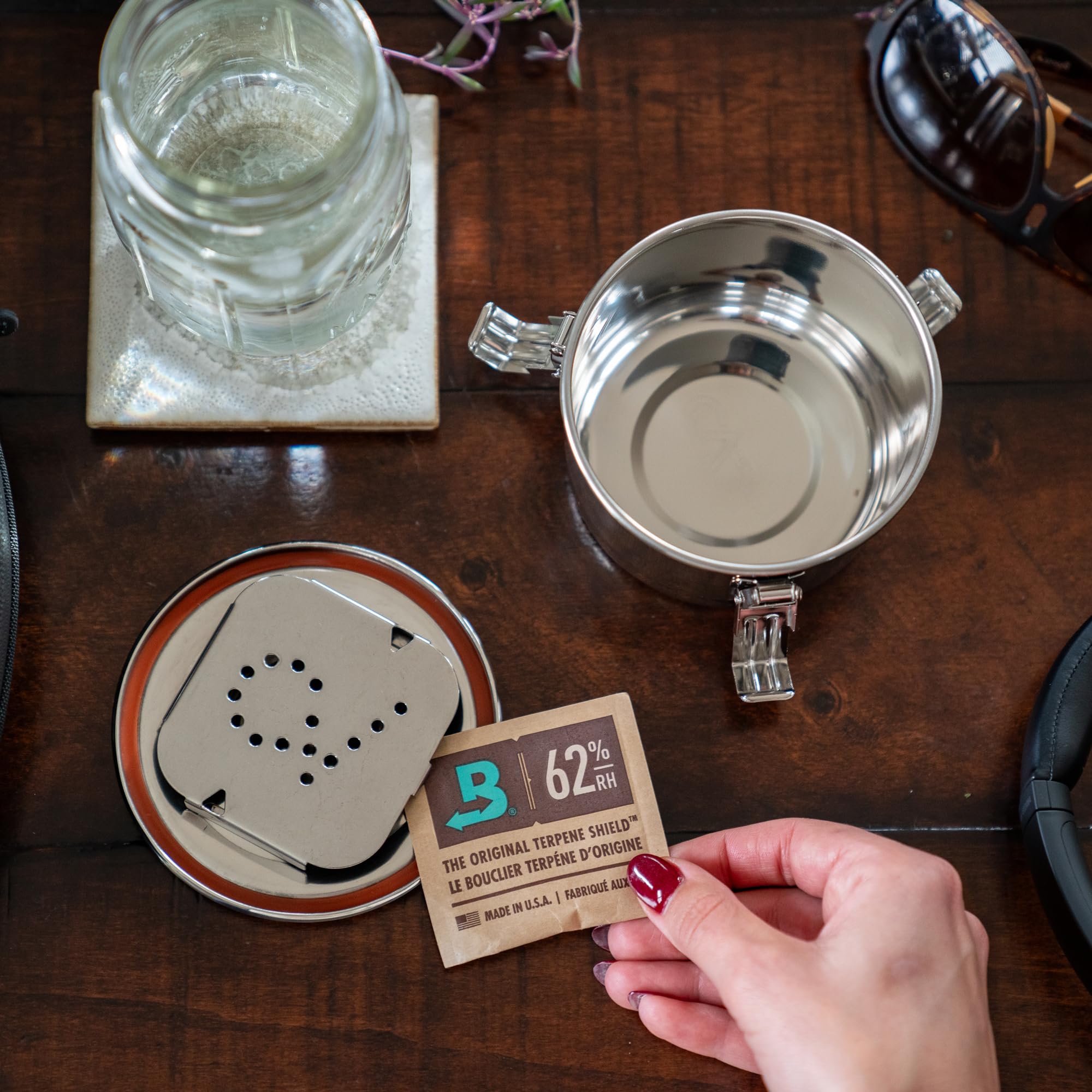 CVAULT portable travel-size storage for on-the-go organization.