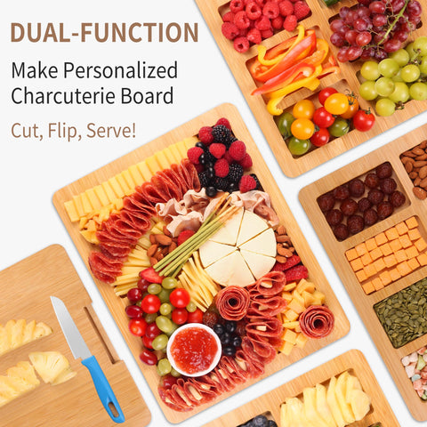 CAWIU bamboo surface ready for presenting foods with style