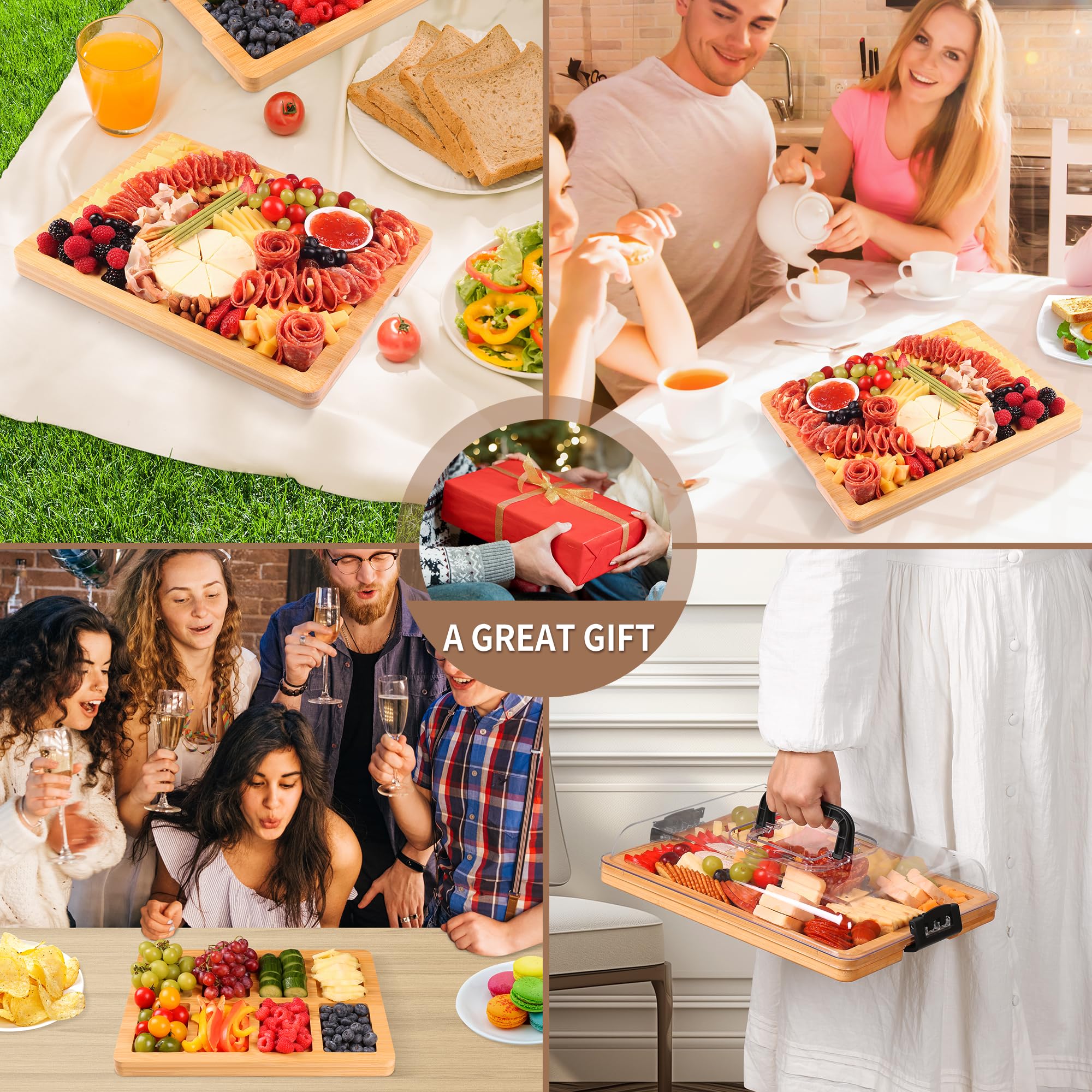 CAWIU gift-ready cheese board suits housewarmings and weddings.