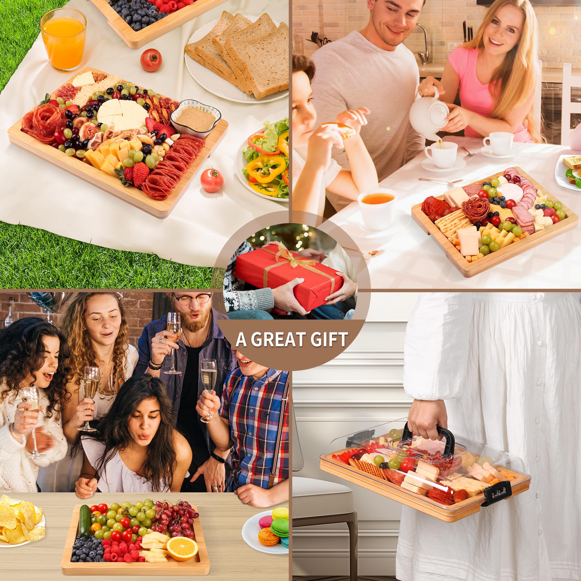 CAWIU gift-ready board suitable for housewarmings and weddings.